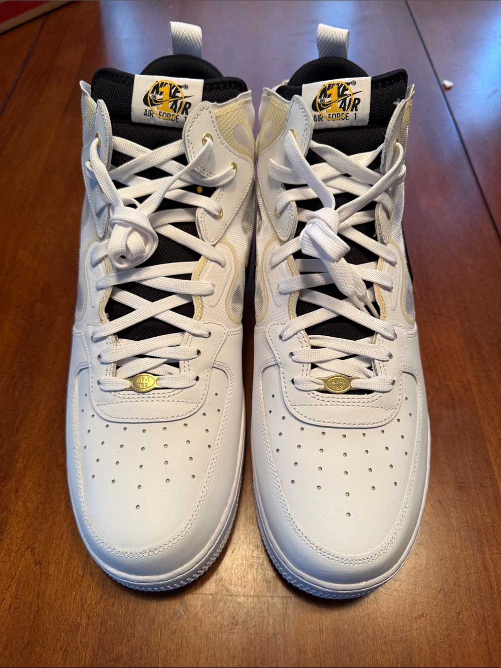 Nike Air Force 1 Mid React 40th Anniversary Blk/Wh Sz 15 New without box
